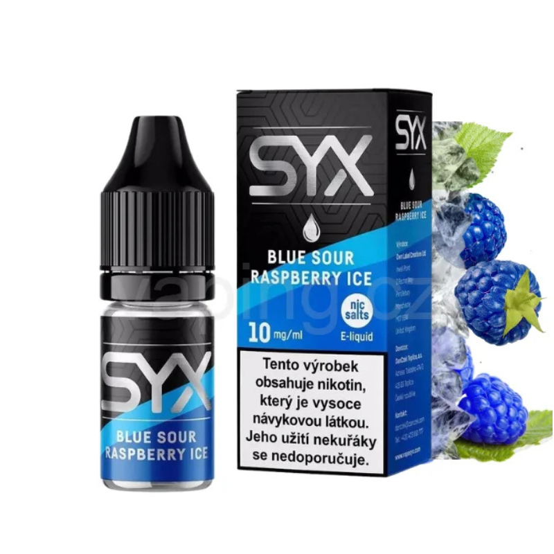 syx salt blue sour raspberry vaping cz